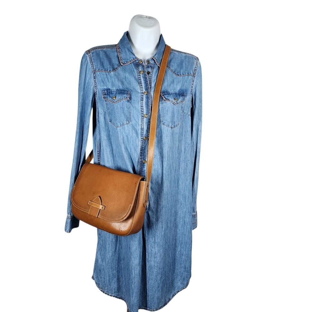 FRYE LEATHER CROSSBODY BAG